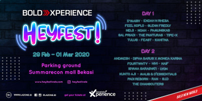 Heyfest! Bold Xperience Hadirkan Noah hingga Andmesh thumbnail