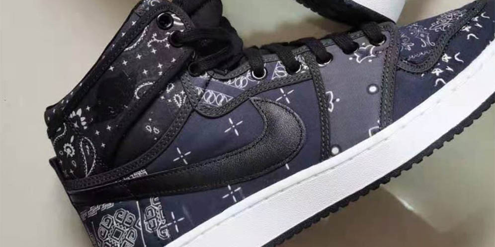 Bocoran Air Jordan 1 KO dalam Motif Paisley