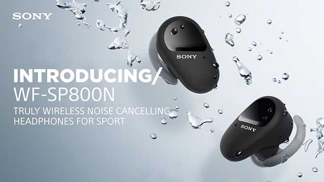 TWS Sony WF-SP800N Hadir di Indonesia 