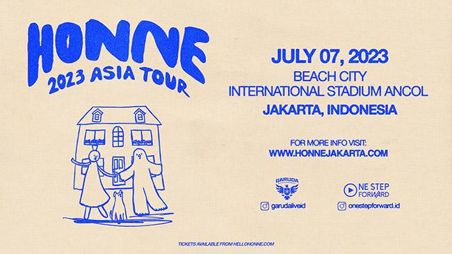 Konser HONNE Asia Tour 2023 Indonesia Beach CIty International Stadium