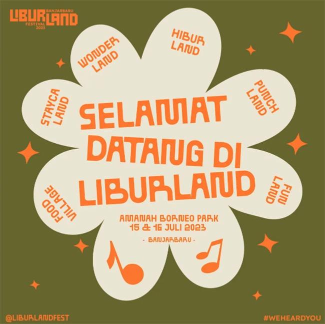 Liburland Festival 2023, Festival Musik Terbesar di Banjarbaru