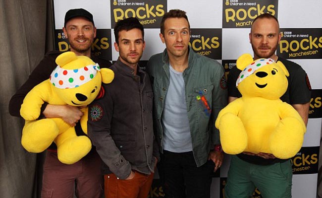 Memiliki Coldplay Charity, Kegiatan Amal