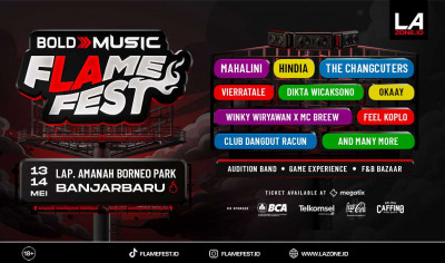 FLAME FEST Banjarmasin Siap Hadirkan Hindia Hingga Mahalini thumbnail