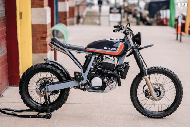 Gini Jadinya Ketika Trail Suzuki Jadi Scrambler Compact