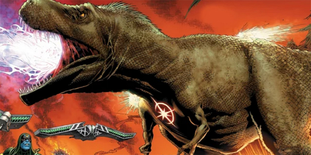 Terungkap, Superhero Pertama Marvel Seekor T-Rex!