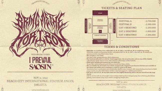 Konser Bring Me The Horizon di Jakarta