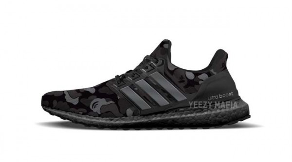 Mereka-reka Bentuk Kolaborasi adidas UltraBoost x BAPE