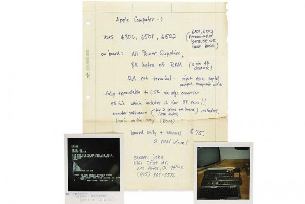 Gokil, Tulisan Tangan Steve Jobs Ini Dilelang Rp 857 Juta!