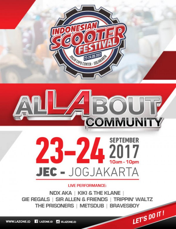Indonesia Scooter Festival 2017: Tempat Kumpulnya Pecinta Scooter