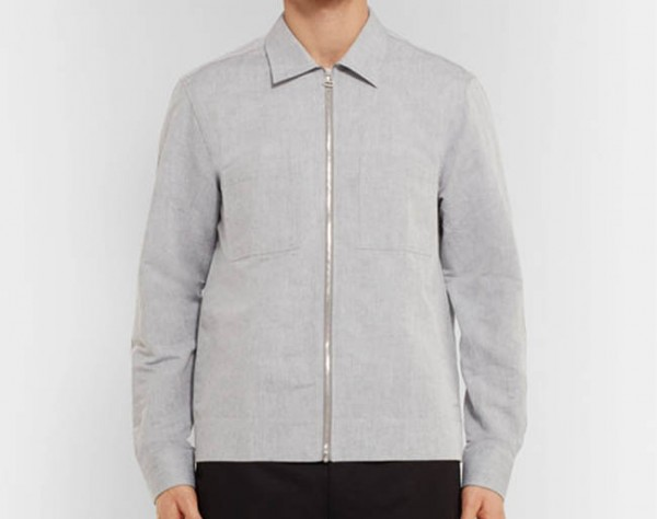 Tampil Clean dengan Zip-Up Fenhem Overshirt dari Joseph