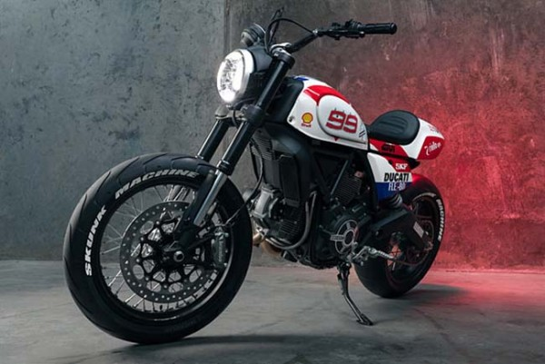 Ekor Ducati Scrambler Bergaya Desmosedici