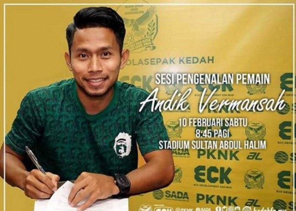 Batal Mudik, Andik Resmi Hijrah Ke Kedah FA 