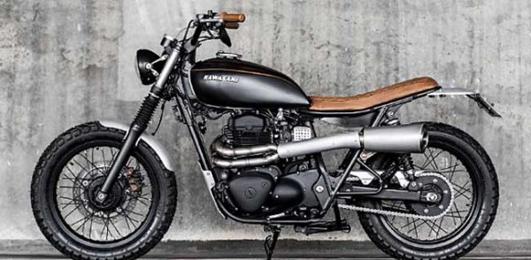 Kawasaki W650 Scrambler Dari Eropa Timur