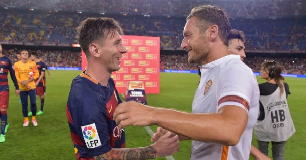 Totti: Barca Takut Lawan Roma