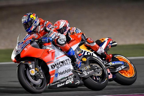 GP Qatar: Dovizioso 3 Marquez 0