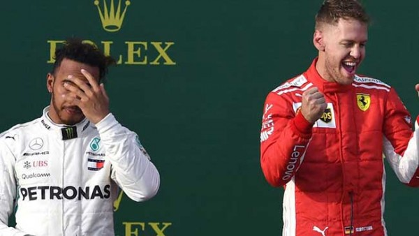 Kalahkan Hamilton, Vettel Juara GP Australia