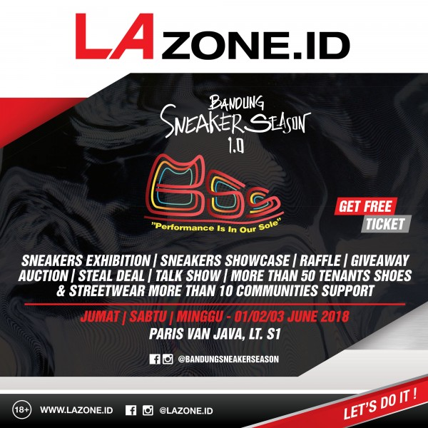 BSS 1.0, Pesta Pecinta Sneaker Pertama di Bandung Digelar Juni