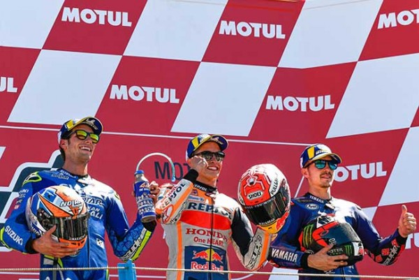 Marquez Menangkan Balapan Ketat GP Belanda