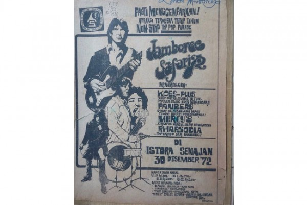 Ternyata Kaya Gini Poster Gig Indonesia Zaman Dulu