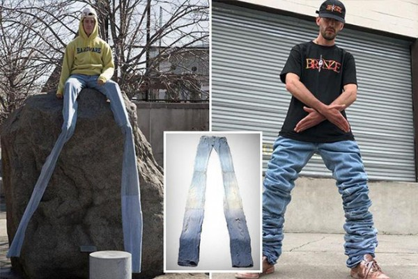 Ada-ada Aja, Celana Jeans Ini Memiliki Panjang Hingga 2,6 Meter!
